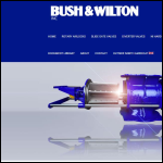 Screen shot of the Bush & Wilton Ltd website.