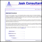 Screen shot of the Jask Consultants Ltd website.