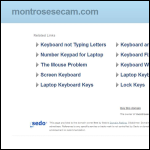 Screen shot of the Montrose Secam Ltd website.