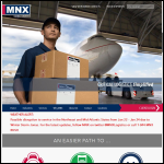 Screen shot of the Midnite Express International Couriers Ltd website.