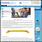 Screen shot of the Fairbank Training & Consultancy website.