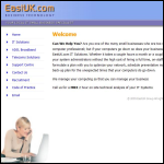 Screen shot of the EastUK.com website.