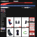 Screen shot of the Corbeau Seats Ltd website.
