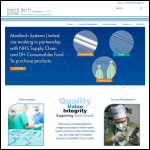 Screen shot of the Meditech Systems Ltd website.