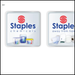 Screen shot of the Staples Disposables Ltd website.
