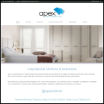 Screen shot of the Apex Interior Systems Ltd website.