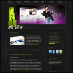 Screen shot of the Detox Design Ltd website.