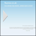 Screen shot of the F 2 Chemicals Ltd website.