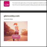 Screen shot of the Glencooley.com website.