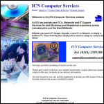 Screen shot of the ICN Computer Services website.