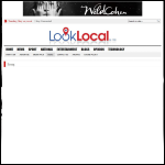 Screen shot of the Look Local (Publishing) Ltd website.