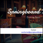 Screen shot of the Springboard Designs website.