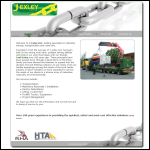 Screen shot of the J. Exley Ltd website.
