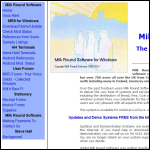 Screen shot of the Milk Round Software website.