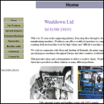 Screen shot of the Wealdown Ltd website.