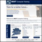 Screen shot of the Best Computer Training website.
