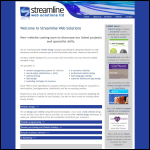 Screen shot of the Streamline Computer Solutions Ltd website.