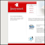 Screen shot of the Insysnet Ltd website.