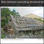 Screen shot of the Bob Johnson website.