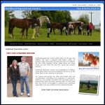 Screen shot of the Kirriemuir Horse Supplies website.