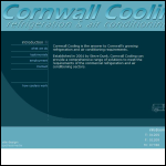 Screen shot of the Cornwall Cooling website.
