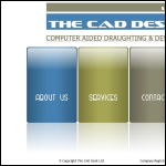 Screen shot of the The Cad Desk Ltd website.