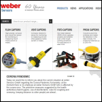 Screen shot of the Weber Sensors Ltd website.