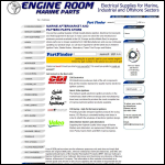Screen shot of the Engine Room Marine Parts website.