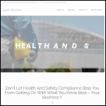 Screen shot of the Cj Health & Safety Consultancy website.