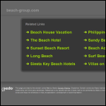 Screen shot of the Te Beach (Contractors) Ltd website.
