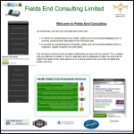Screen shot of the Fields End Consulting Ltd website.