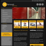 Screen shot of the J M Removals website.