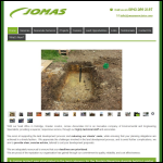 Screen shot of the Jomas Associates Ltd website.