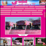Screen shot of the Tonibell Ice Cream Van Hire Company website.