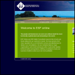 Screen shot of the Environmental Scientific Factors website.