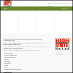 Screen shot of the High Street Signs website.