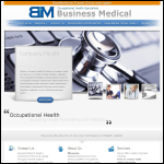 Screen shot of the Business Medical Ltd website.