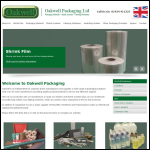 Screen shot of the Oakwell Packaging Ltd website.