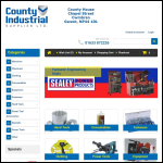 Screen shot of the County Industrial Supplies Ltd website.