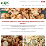 Screen shot of the Quality Kernels Ltd website.
