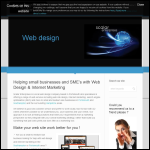 Screen shot of the Scalar Enterprises - Web Design website.