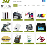 Screen shot of the Willow Print Technology Ltd website.