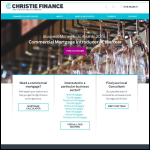 Screen shot of the Christie Finance website.