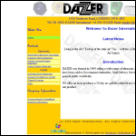 Screen shot of the Dazer International website.