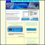 Screen shot of the Mqp Electronics Ltd website.