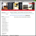 Screen shot of the Nevelli Designer Home Heating website.