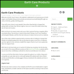 Screen shot of the Earthcare Products Ltd website.