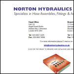 Screen shot of the Norton Hydraulics & Co. Ltd website.