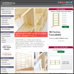 Screen shot of the Shelfstore Ltd website.