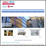 Screen shot of the Arkle Bros Ltd website.